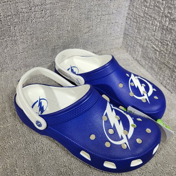 Crocs NHL Tampa Bay Lightning Classic Clogs Unisex Men's Size 9 Women's Size 11 - Picture 8 of 9
